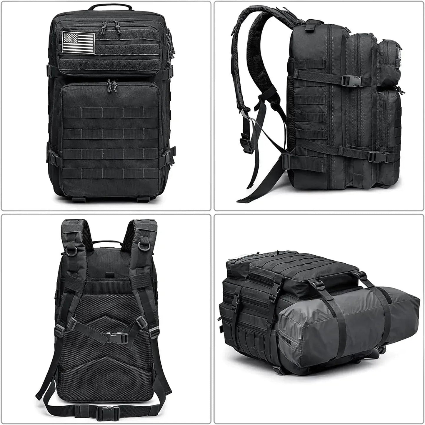 Military Tactical Backpack 40-50L MOLLE Assault Pack