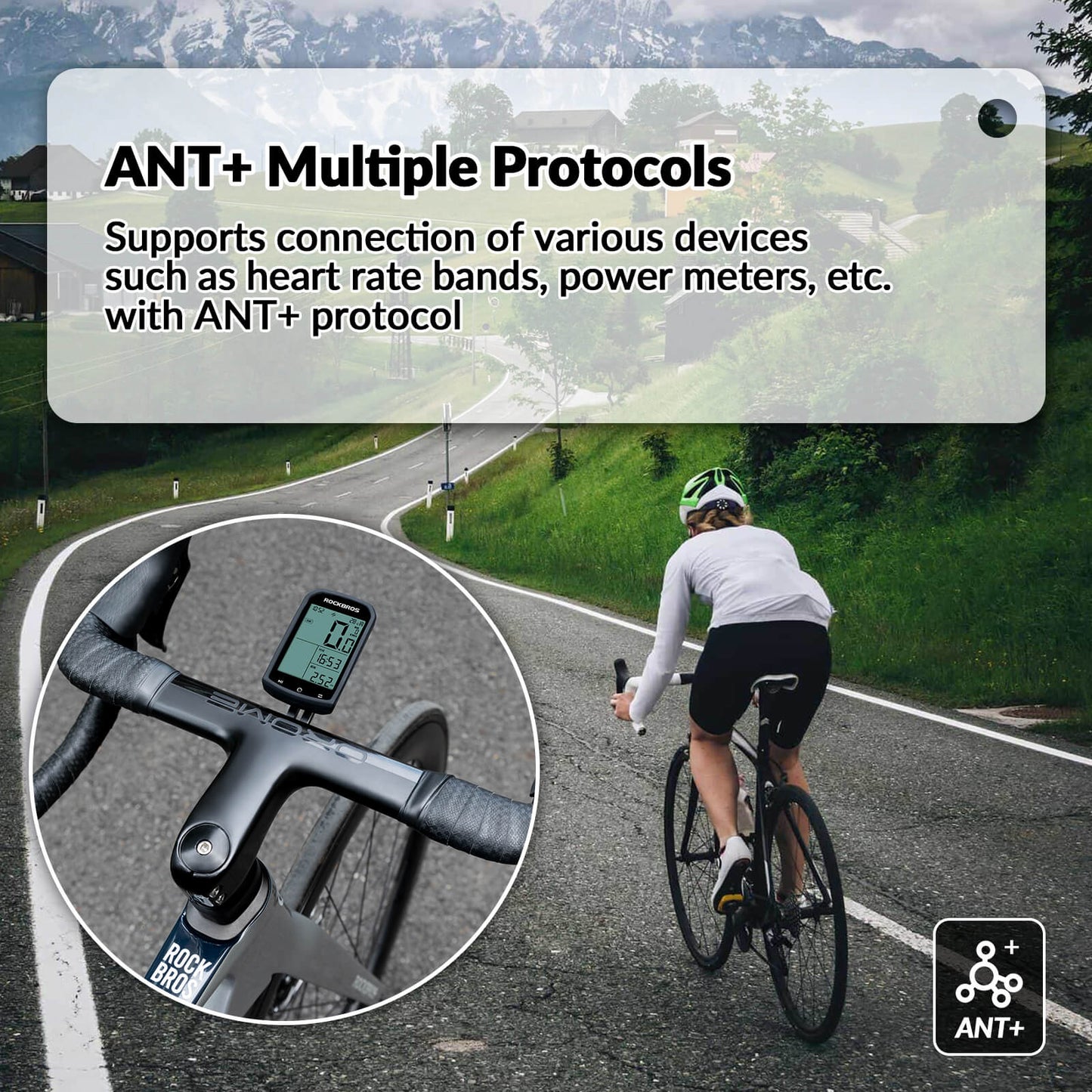 M1 Smart Bike GPS Computer for Cycling
