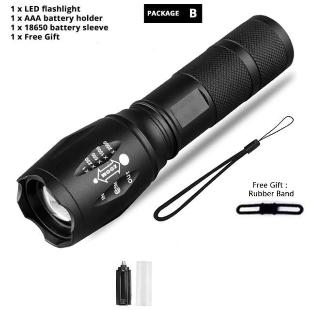 Z45 Mini LED Flashlight Waterproof Rechargeable Torch