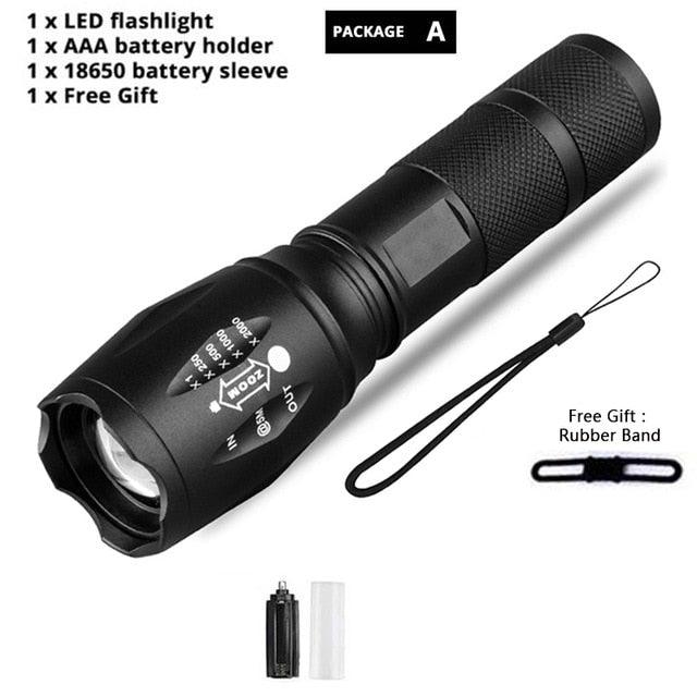Z45 Mini LED Flashlight Waterproof Rechargeable Torch