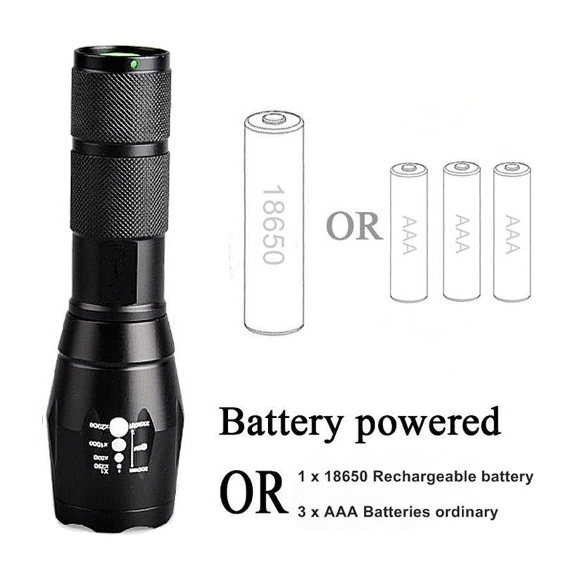 Z45 Mini LED Flashlight Waterproof Rechargeable Torch
