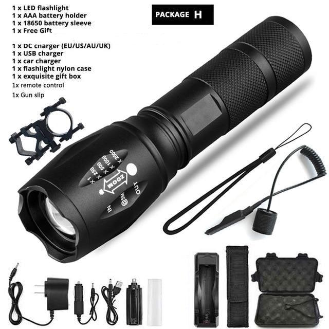 Z45 Mini LED Flashlight Waterproof Rechargeable Torch