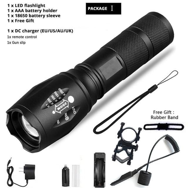 Z45 Mini LED Flashlight Waterproof Rechargeable Torch